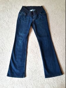 Maternity Bootcut Blue Jeans